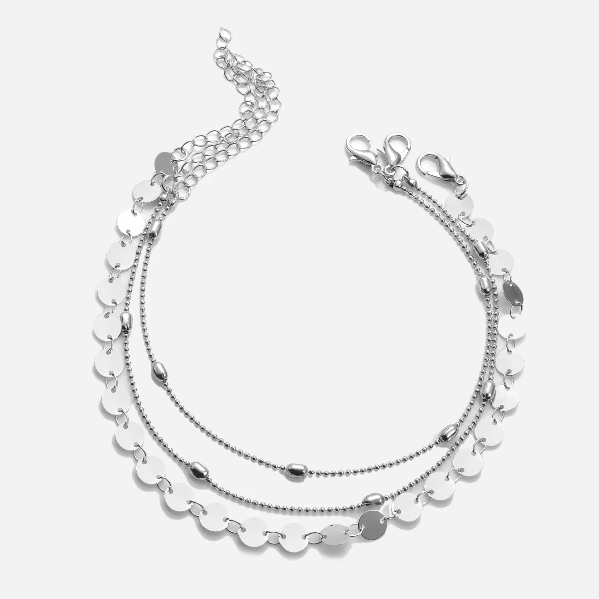 European & American Cross-Country Retro Chain Anklet Set for Women - Image 5