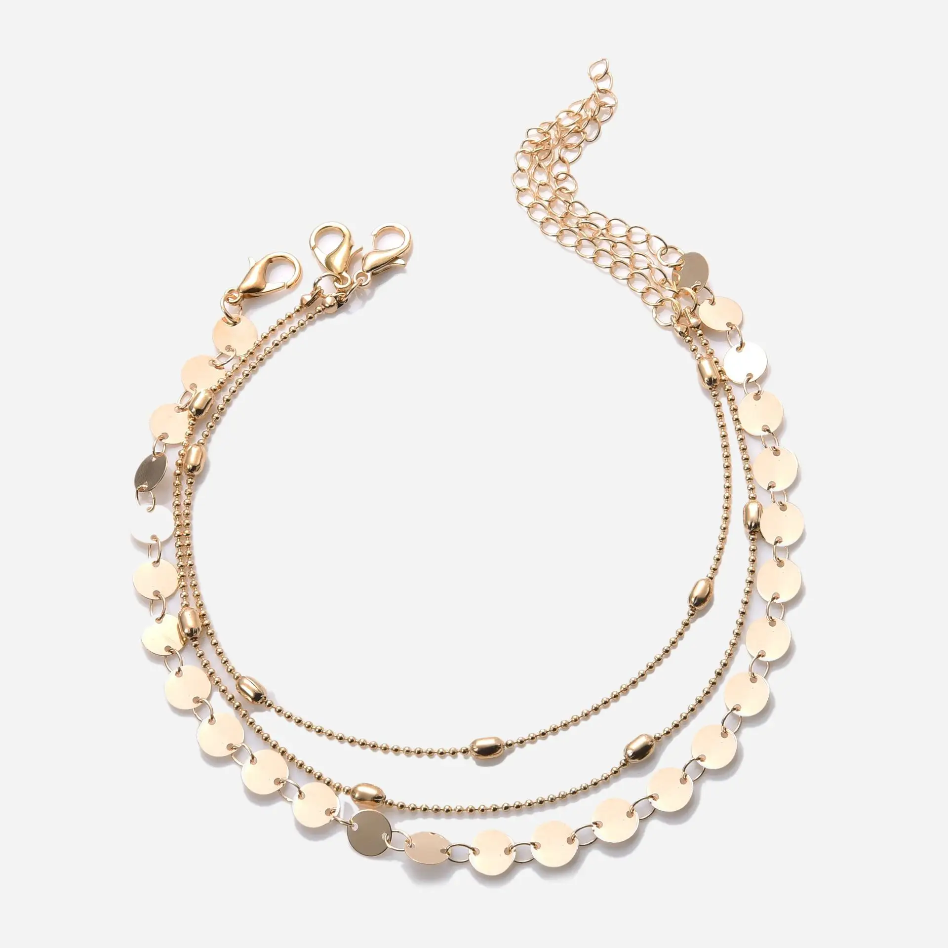 European & American Cross-Country Retro Chain Anklet Set for Women — feature 5
