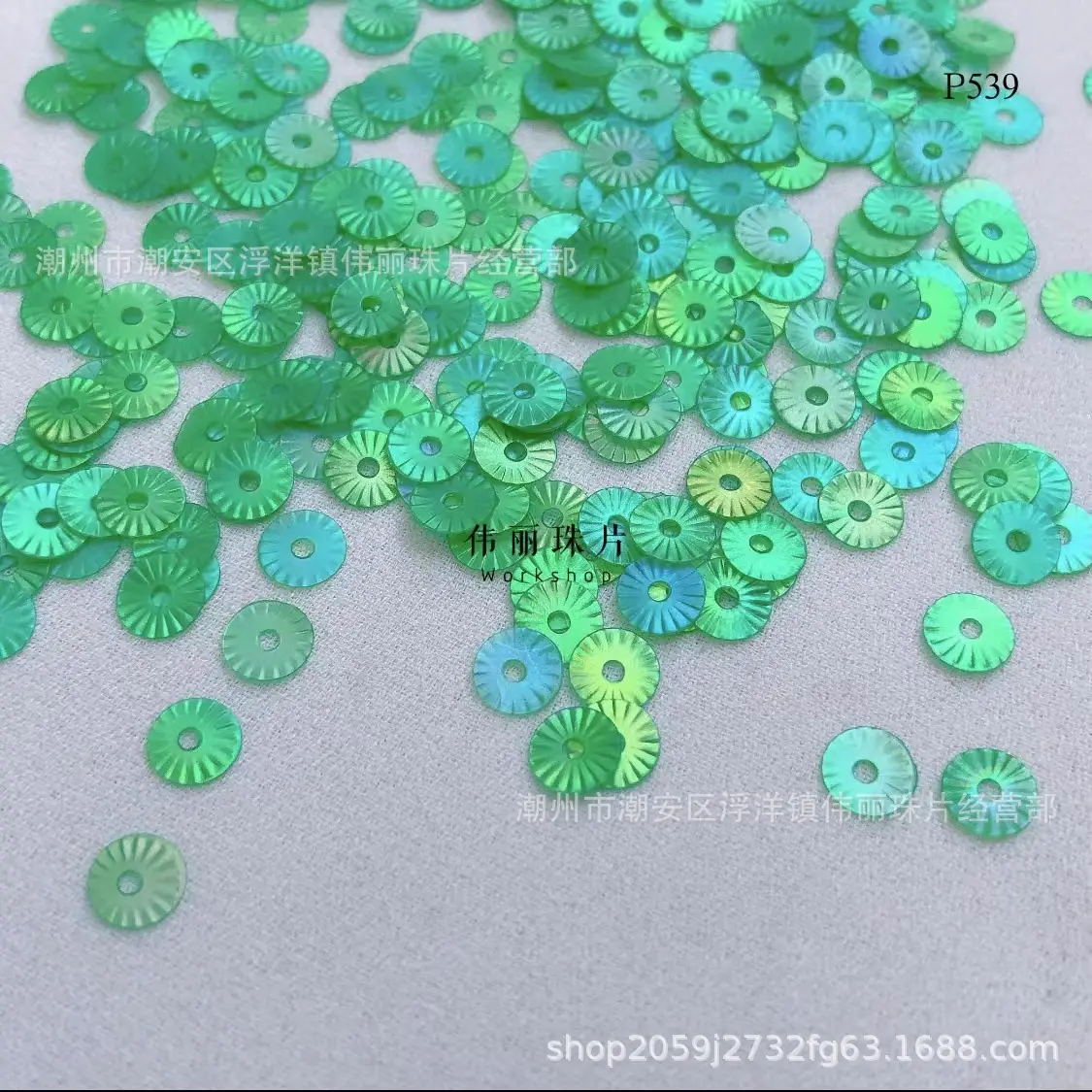 5mm French Embroidered Petal Buttons Set - Image 8