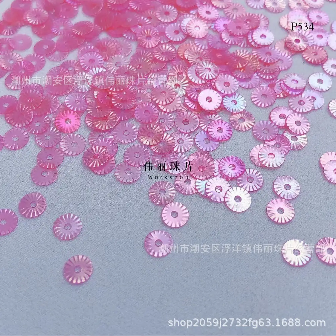 5mm French Embroidered Petal Buttons Set - Image 6