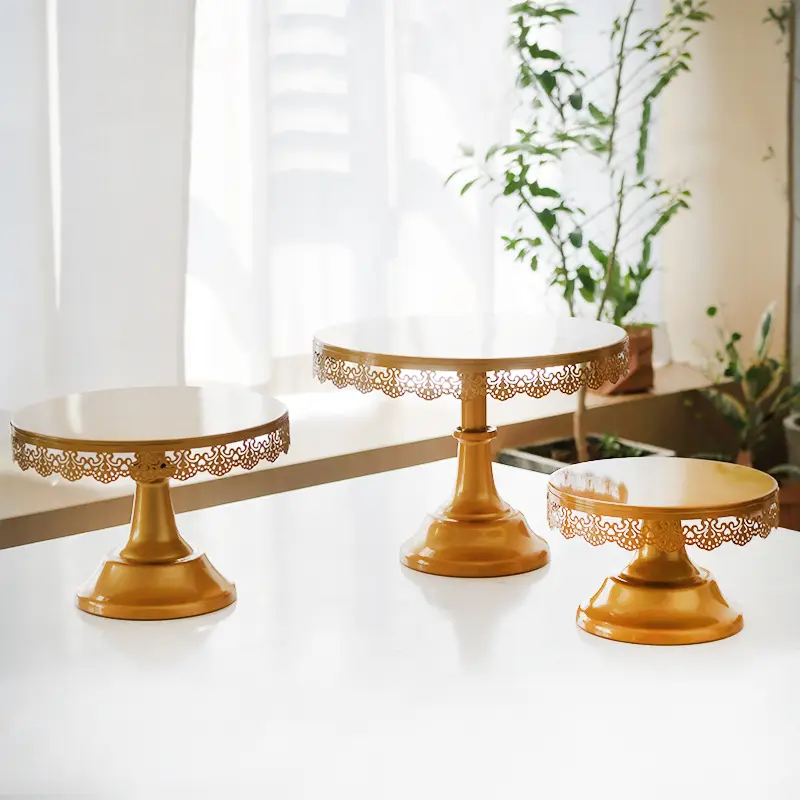European Dessert Table Ornament Rack Iron Tray Wedding Decoration - Image 4