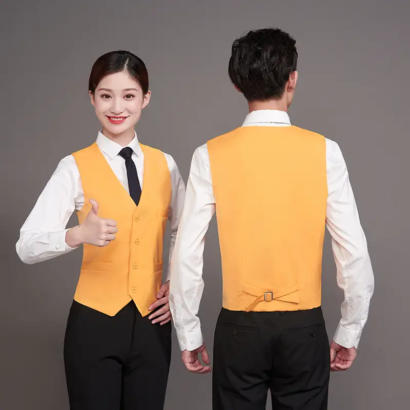 Blue Vest for Men & Women - Perfect for Catering & Work
