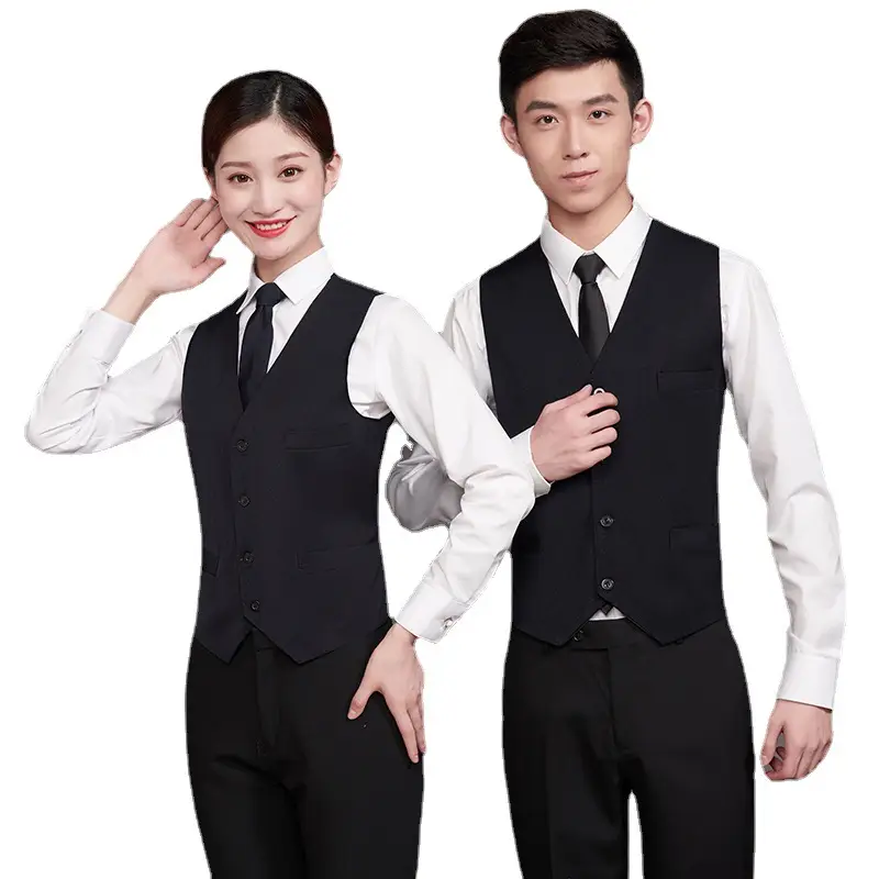 Blue Vest for Men & Women - Perfect for Catering & Work