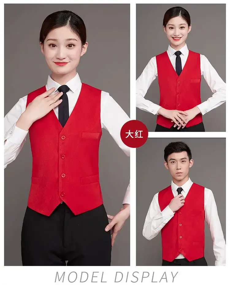 Blue Vest for Men & Women - Perfect for Catering & Work — feature 14