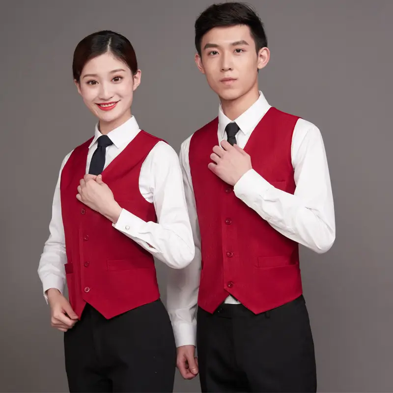 Blue Vest for Men & Women - Perfect for Catering & Work