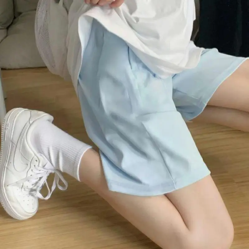 Women's Cotton Sports Shorts Wide Leg Casual Summer - Image 7
