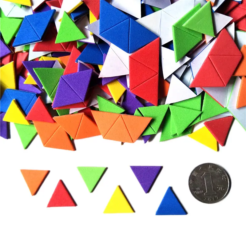 EVA Patch Stickers 1-5cm Round Square Triangle Pentagram Geometric