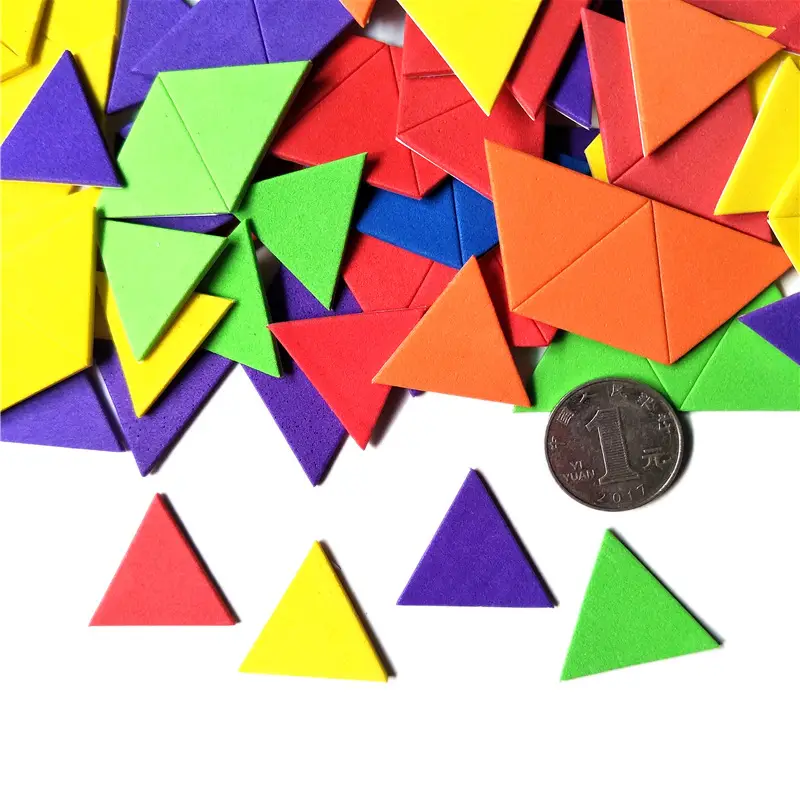 EVA Patch Stickers 1-5cm Round Square Triangle Pentagram Geometric