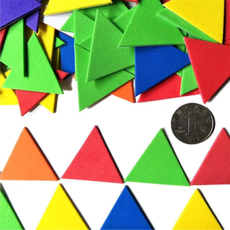 EVA Patch Stickers 1-5cm Round Square Triangle Pentagram Geometric