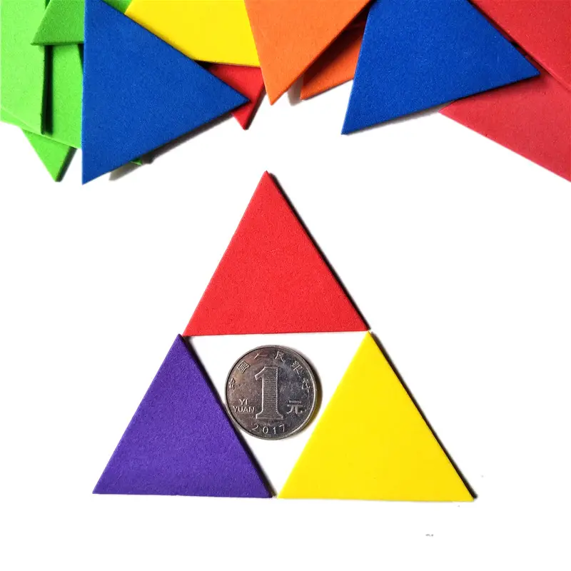 EVA Patch Stickers 1-5cm Round Square Triangle Pentagram Geometric