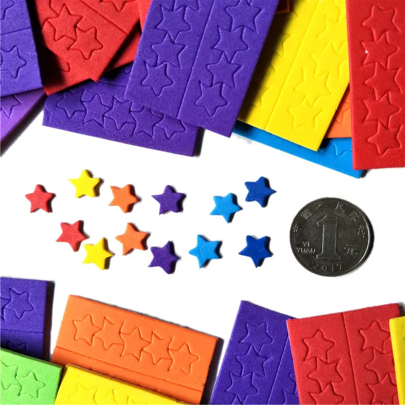 EVA Patch Stickers 1-5cm Round Square Triangle Pentagram Geometric