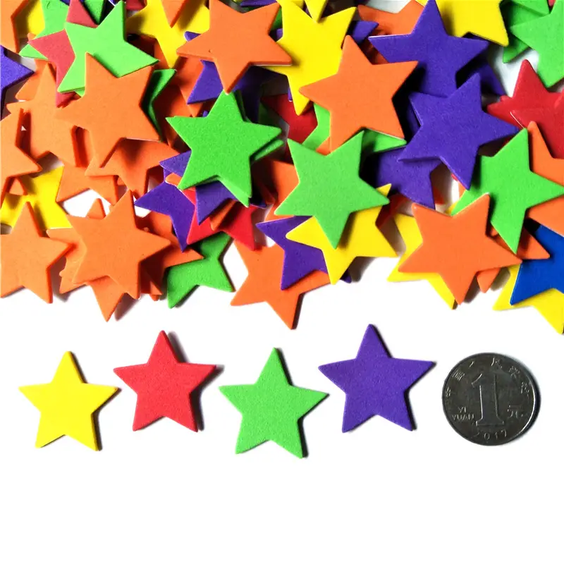 EVA Patch Stickers 1-5cm Round Square Triangle Pentagram Geometric