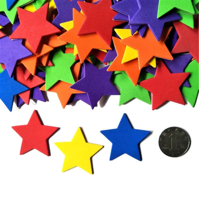 EVA Patch Stickers 1-5cm Round Square Triangle Pentagram Geometric