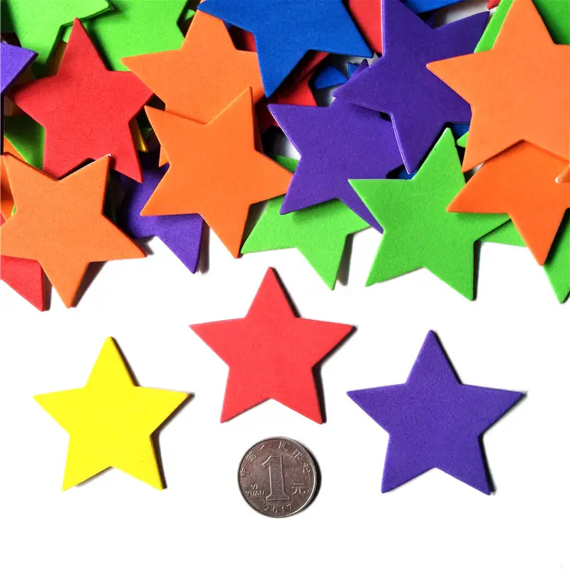 EVA Patch Stickers 1-5cm Round Square Triangle Pentagram Geometric