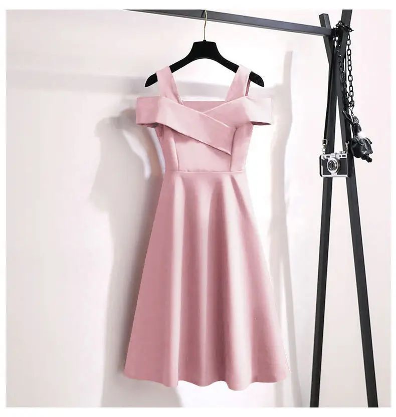 Red Fake Two-Piece Summer Dress Large — feature 18