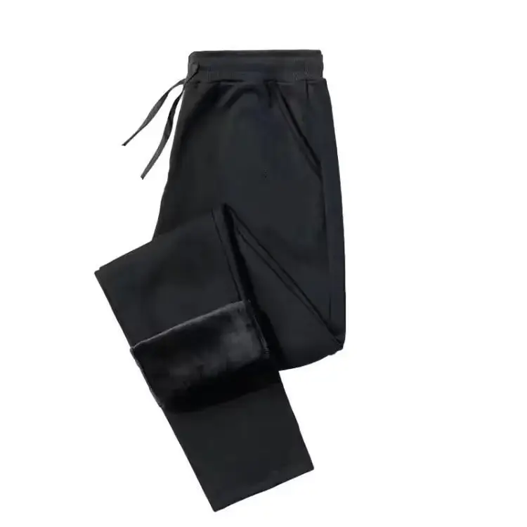 Men's Black Sweatpants with Flame Finish - Image 16