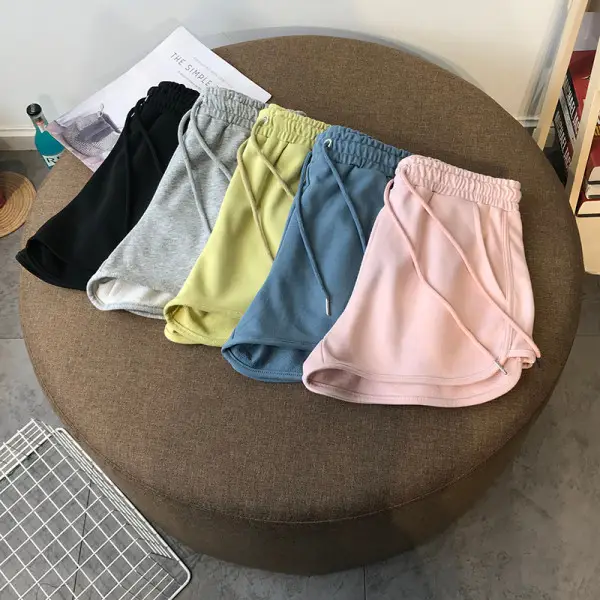 2025 Summer Pink Wide Leg Shorts for Women - Image 7