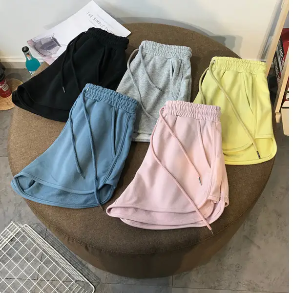 2025 Summer Pink Wide Leg Shorts for Women - Image 8