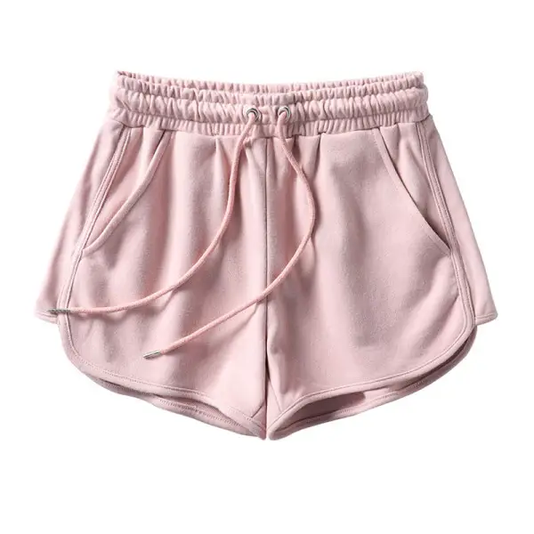 2025 Summer Pink Wide Leg Shorts for Women - Image 10
