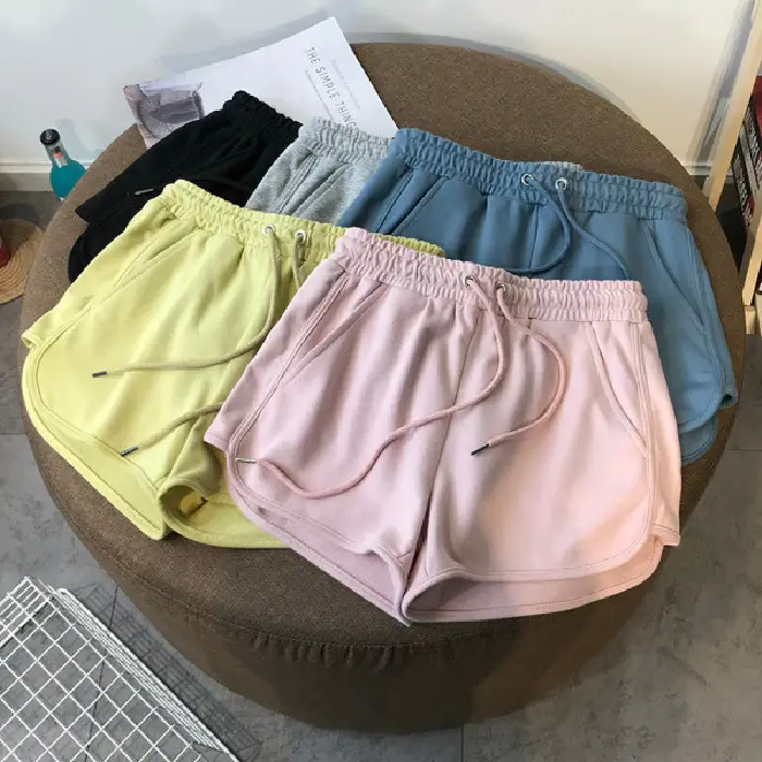 2025 Summer Pink Wide Leg Shorts for Women - Image 3