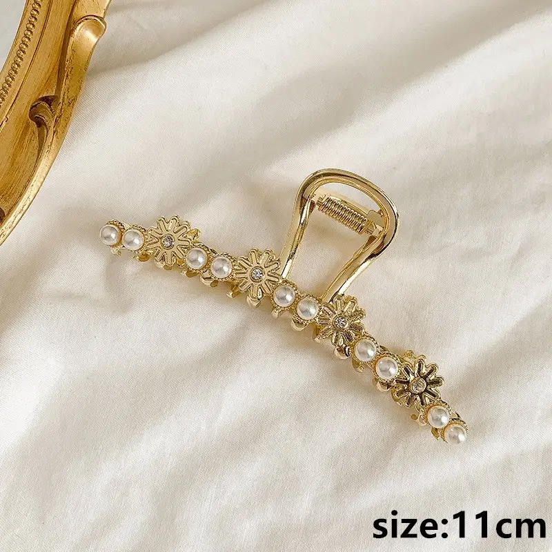 Korean Style Pearl Tassel Hairpin Clip for Women - Image 8