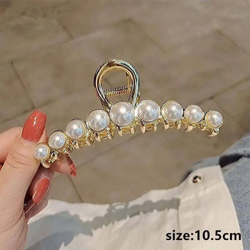 Korean Style Pearl Tassel Hairpin Clip for Women - Image 9