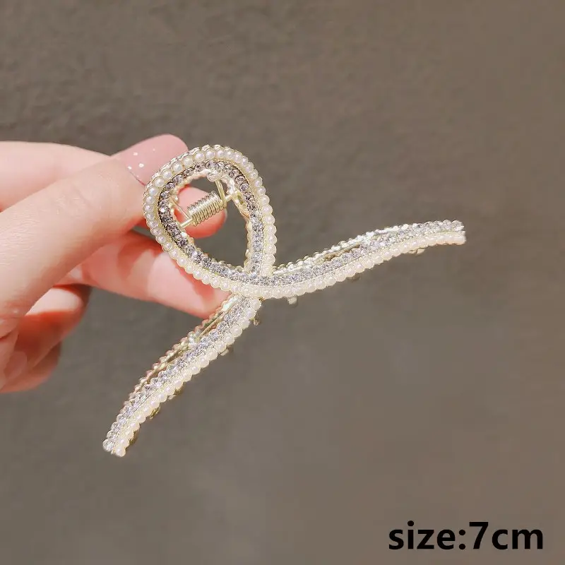 Korean Style Pearl Tassel Hairpin Clip for Women - Image 10