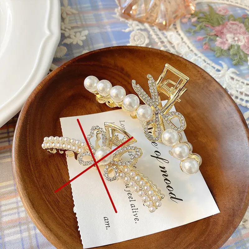 Korean Style Pearl Tassel Hairpin Clip for Women - Image 16