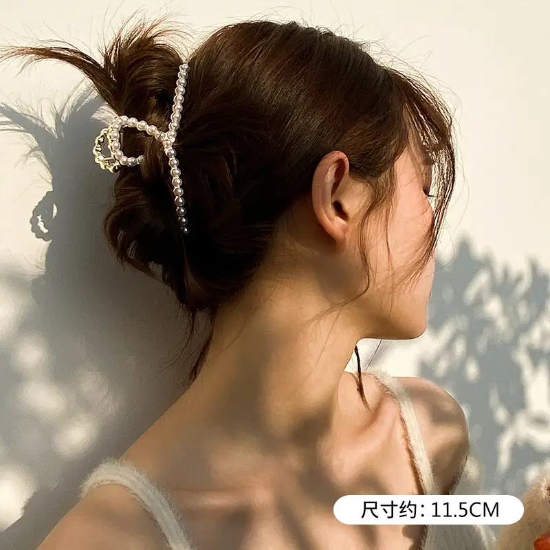 Korean Style Pearl Tassel Hairpin Clip for Women - Image 24