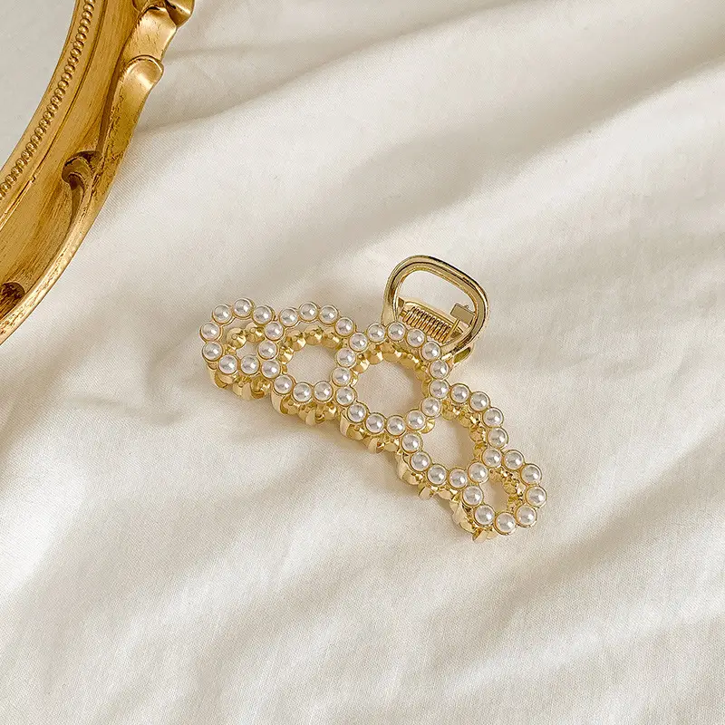 Korean Style Pearl Tassel Hairpin Clip for Women - Image 27