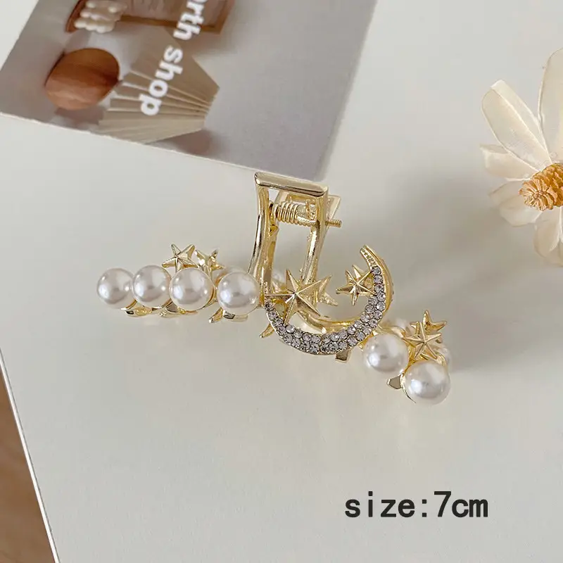 Korean Style Pearl Tassel Hairpin Clip for Women - Image 4