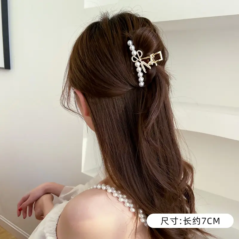 Korean Style Pearl Tassel Hairpin Clip for Women - Image 7