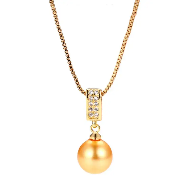 Silver Zircon Pearl Pendant for Women - Image 5