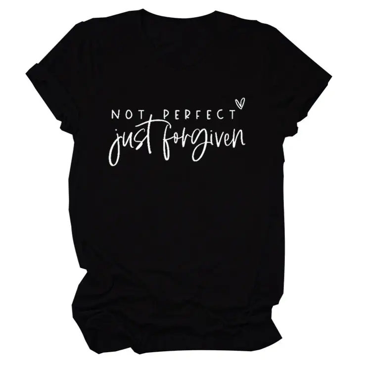 Not Perfect Just For Given T-Shirt Black - Image 11
