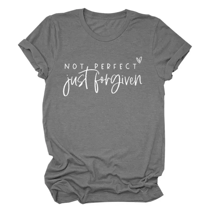Not Perfect Just For Given T-Shirt Black - Image 2