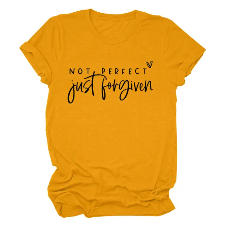 Not Perfect Just For Given T-Shirt Black - Image 3