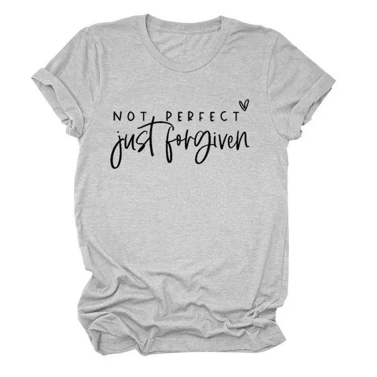 Not Perfect Just For Given T-Shirt Black - Image 4
