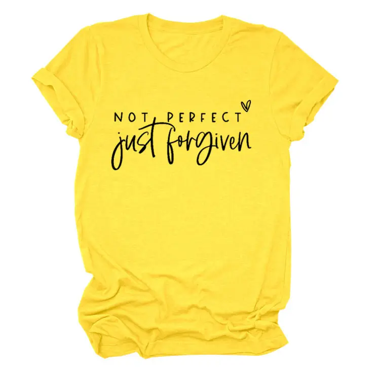Not Perfect Just For Given T-Shirt Black - Image 5