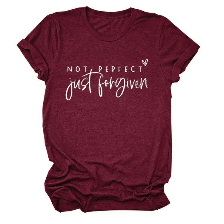 Not Perfect Just For Given T-Shirt Black - Image 9