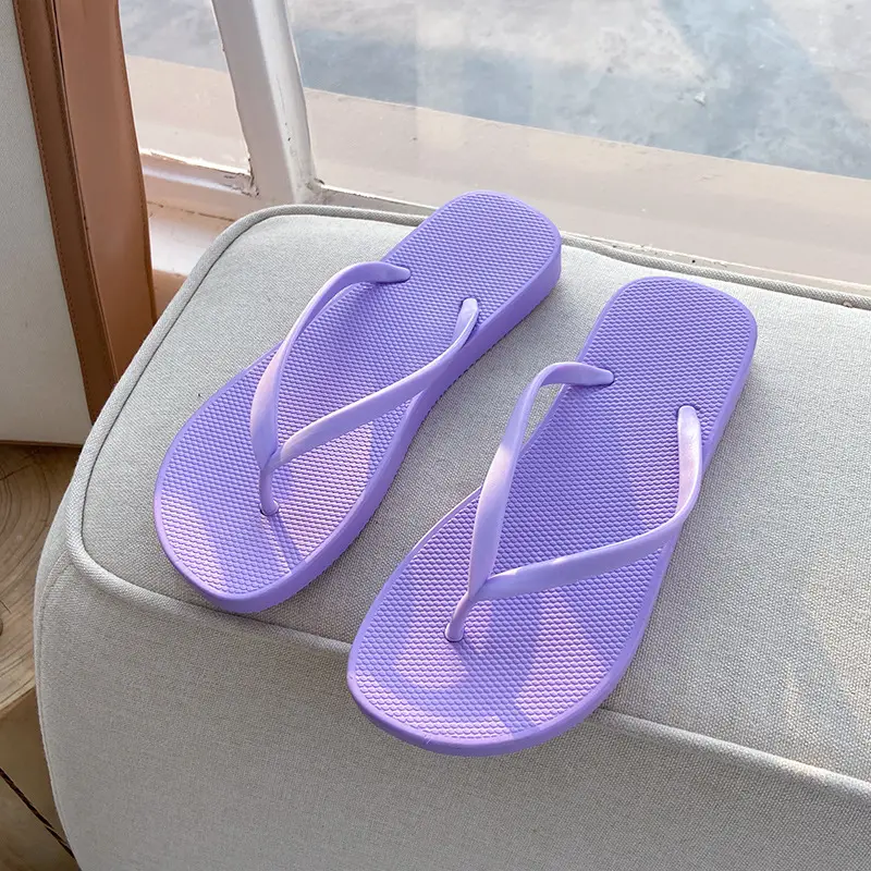 Orange Women's Flip Flops Summer Non-Slip