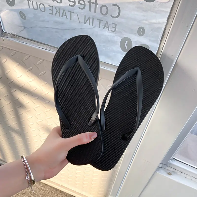 Orange Women's Flip Flops Summer Non-Slip