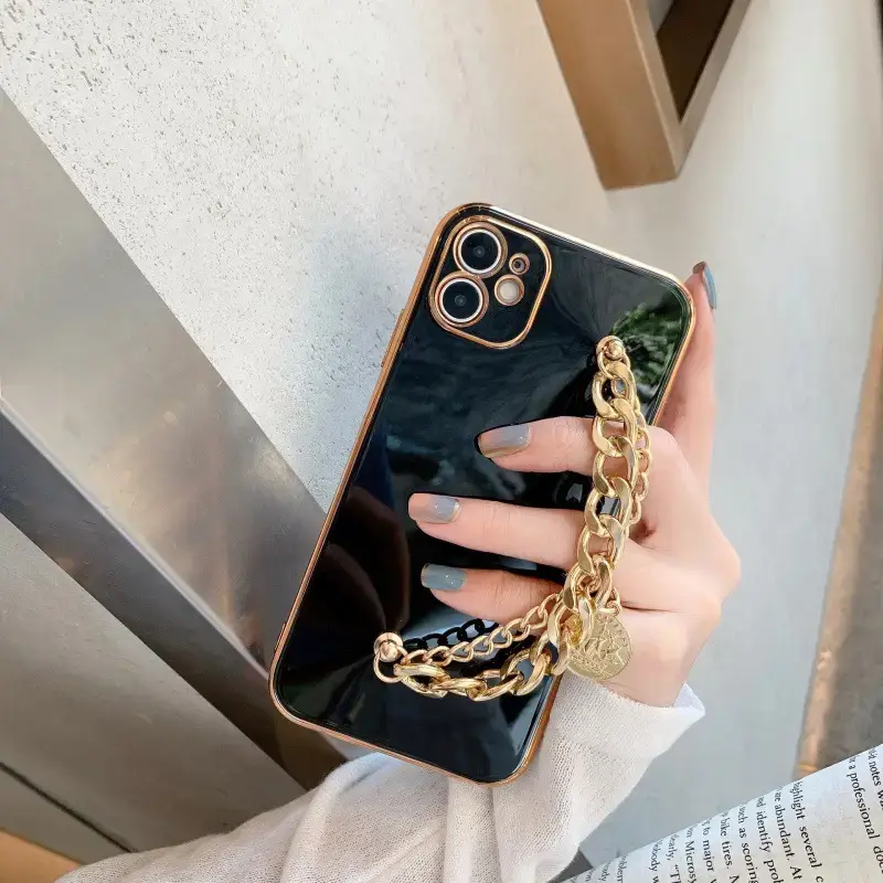 Black Gold Phone Case XR for 13 Pro Max