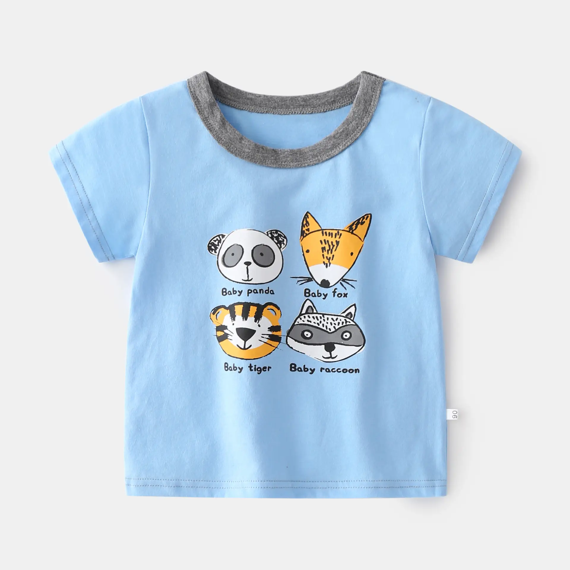 Boys' Monster T-Shirt Orange Round Neck 2025 - Image 2