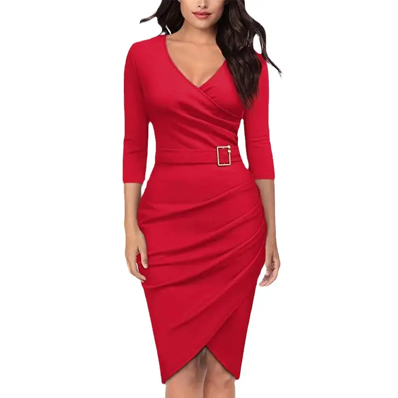 White Crossbody Belt Dress for Women Spring Summer 2023 - Image 11
