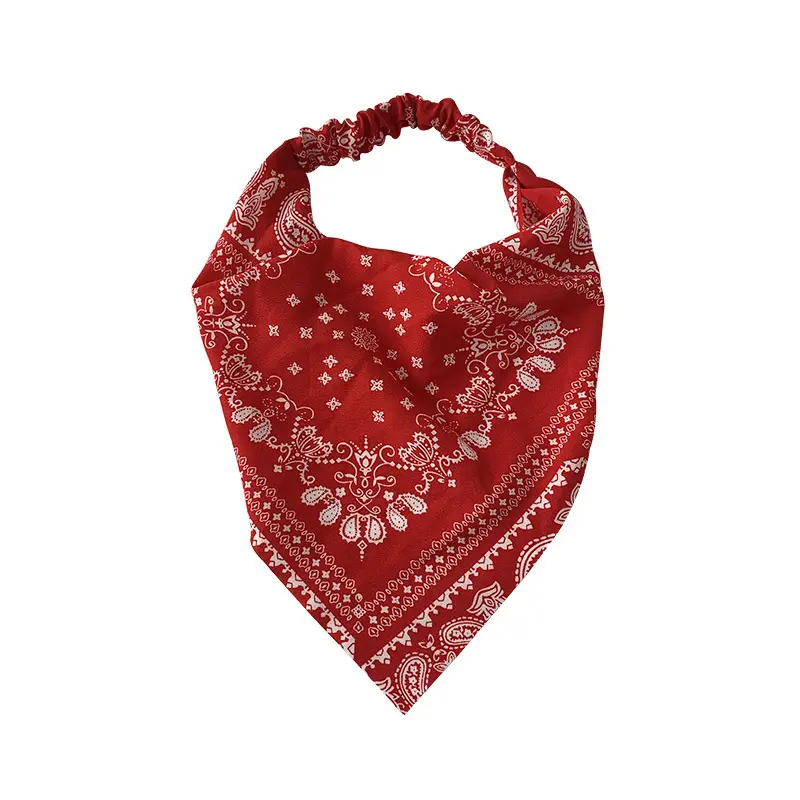 Sweet Black & White Embroidered Headscarf for Women - Image 10