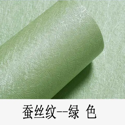 Factory wholesale self-adhesive linen fabric wallpaper warm dormitory bedroom plain solid color stickers Hotel background wall wallpaper