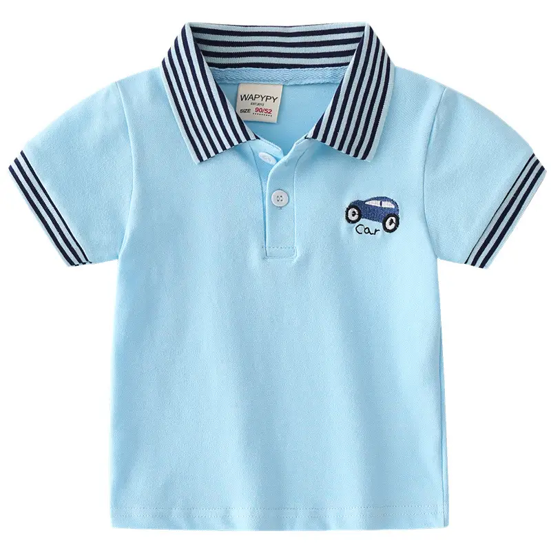 Children's 2-Piece Polo T-Shirt Set Summer 2022 - Image 6