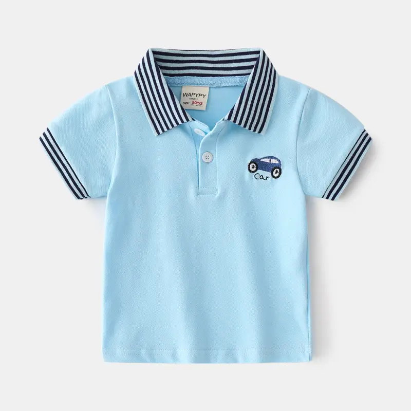 Children's 2-Piece Polo T-Shirt Set Summer 2022 - Image 3
