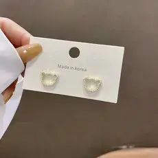 925 Silver Pearl Bow Earrings for Women — feature 4
