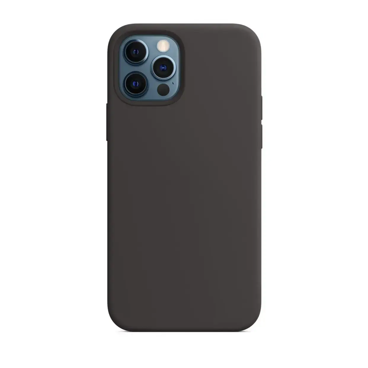 Magnetic Phone Case for iPhone 12 Series 1:1 Pure Liquid Two-Color Silicone - Image 20